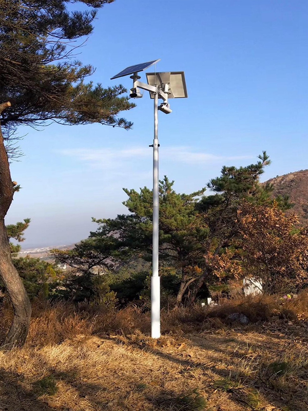 Solar wireless monitoring system for rural security in Ping'an