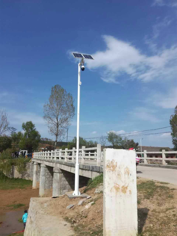 陕西商南水务河道管理用太阳能无线监控系统