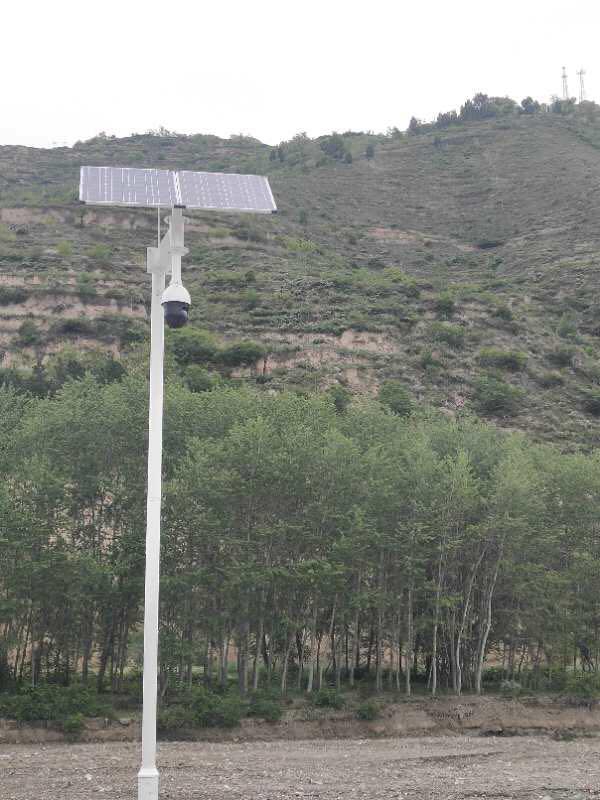 甘肃庆阳公路联防用太阳能无线监控系统
