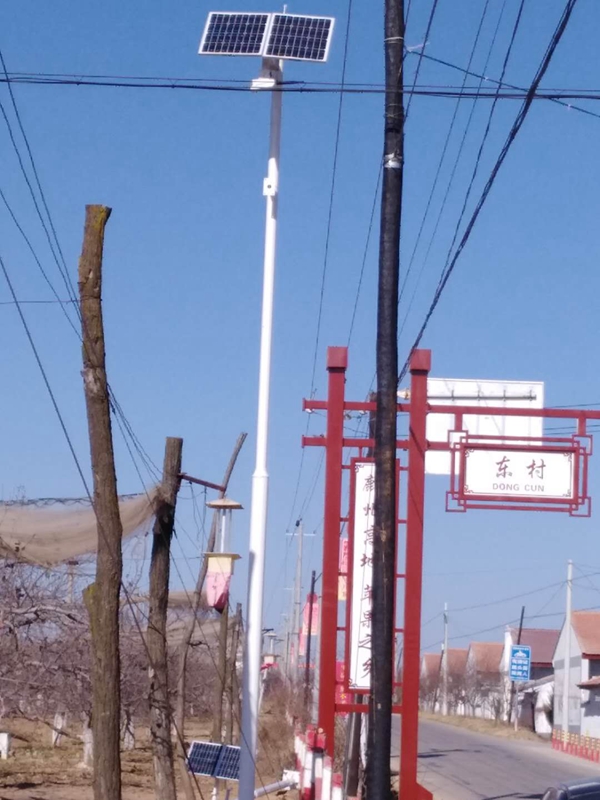 Okeyset solar wireless monitoring integrated machine for meteorological monitoring in Yan'an, Shaanxi Province