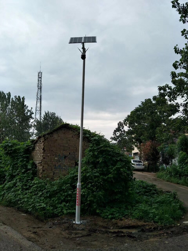 Okeyset solar wireless monitoring integrated machine for new rural security in Zhumadian, Zhengzhou