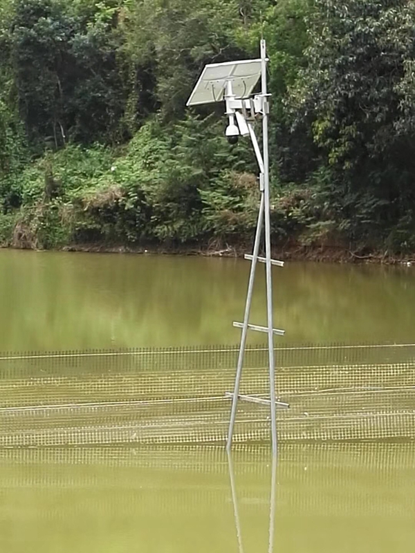 Okeyset solar wireless monitoring integrated machine for Shenzhen fish pond farm