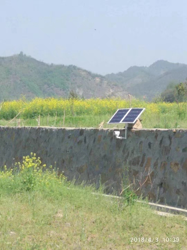 Okeyset solar wireless monitoring integrated machine for bee farm in Kunming, Yunnan Province
