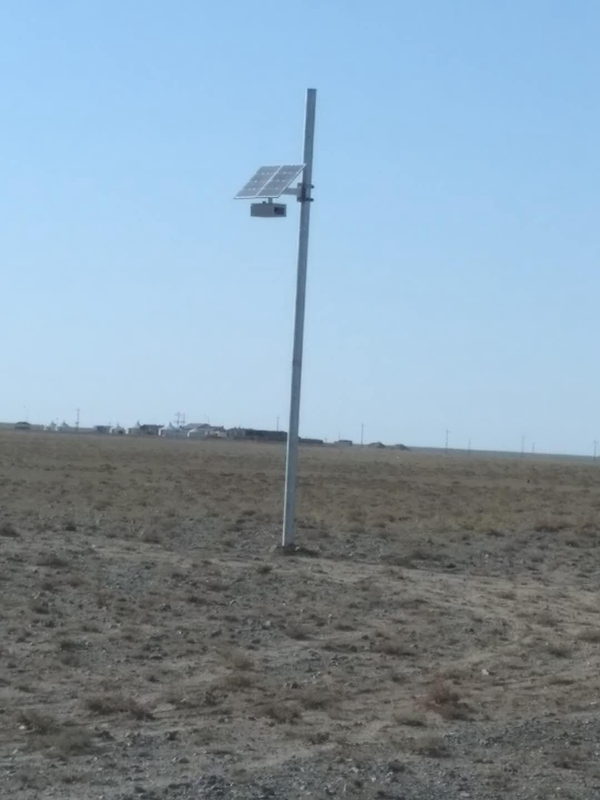 Wireless monitoring system of okeyset solar energy for Inner Mongolia natural resources reserve