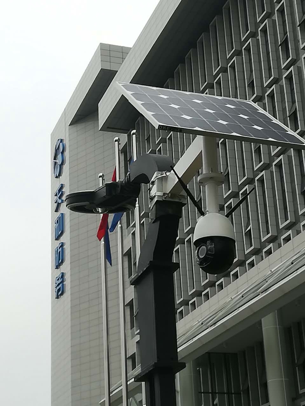 军民融合企业用 OKEYSET 太阳能无线监控一体机