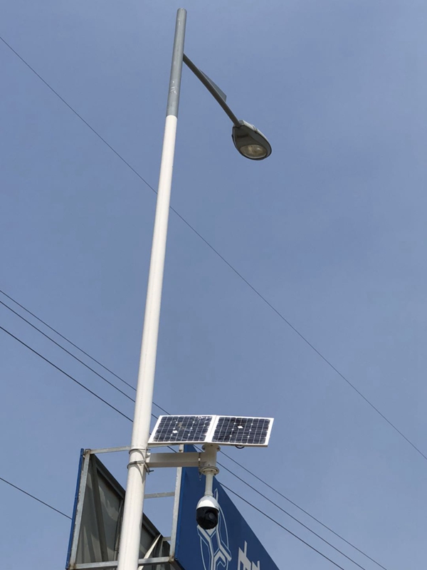 中国中冶项目工地用OKEYSET太阳能无线监控一体机
