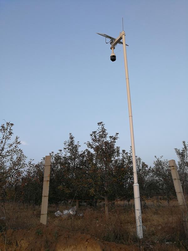 吉林长白山林业局用OKEYSET太阳能无线监控一体机