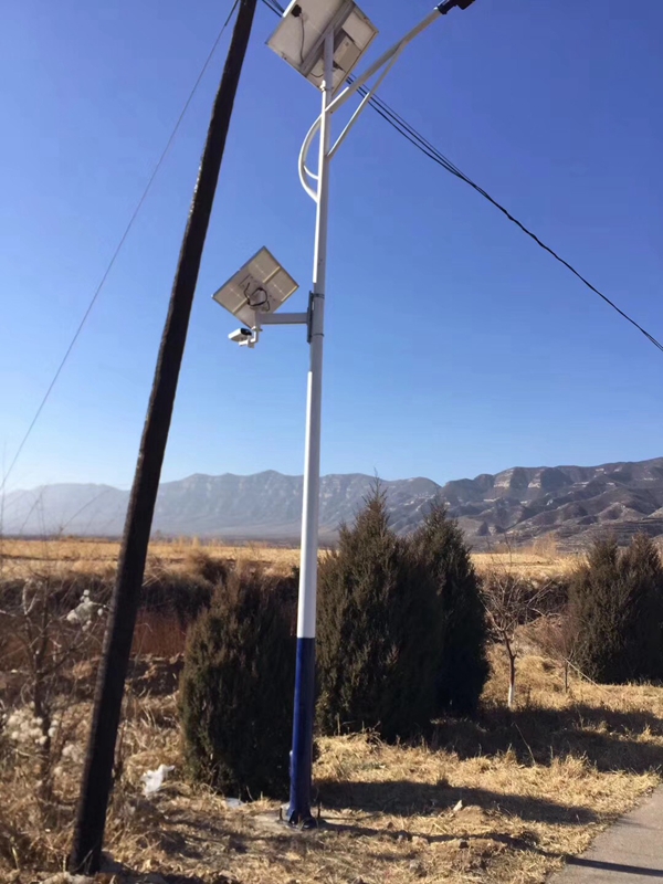 Okayset solar wireless monitoring integrated machine for Dalian Forestry Bureau