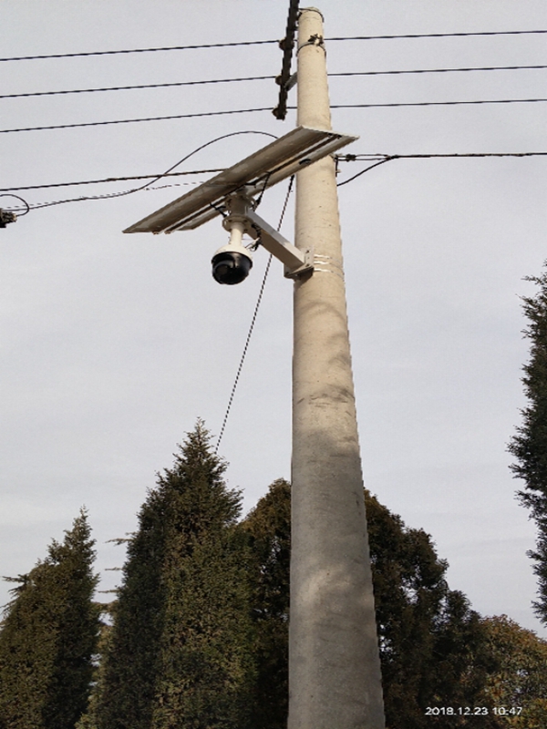 oKeyset solar wireless monitoring integrated machine used by Hanzhong Environmental Protection Bureau of Shanxi Province