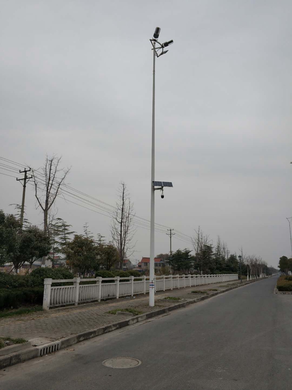 苏州公安联防用Okeyset太阳能无线监控一体机