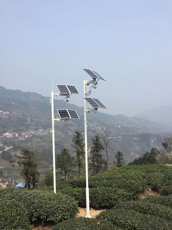 OKeyset solar wireless monitoring integrated machine for agricultural products traceability in Leshan, Sichuan