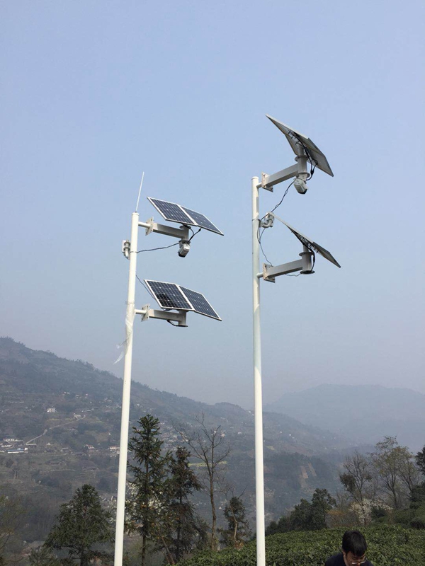 OKeyset solar wireless monitoring integrated machine for Leshan tea base in Sichuan Province