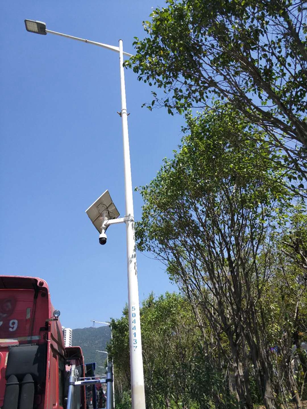 OKeyset solar wireless monitoring integrated machine for Yantian meteorological monitoring in Shenzhen