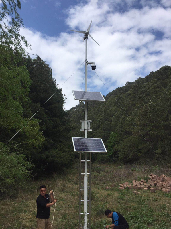 Okeyset wireless monitoring for forest fire protection in Qujing, Yunnan Province