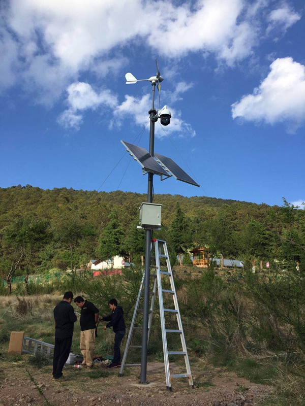 Okayset wireless monitoring for forest fire protection in Kunming, Yunnan Province