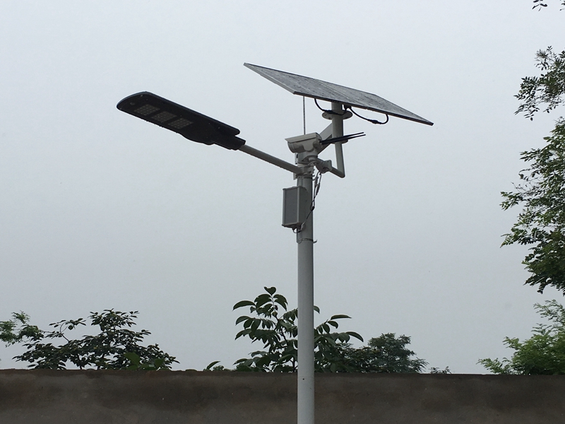 山西渭南别墅用OKEYSET太阳能4G监控一体机
