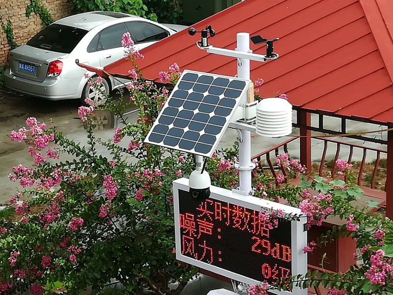 武汉气象监测用OKEYSET太阳能监控一体机