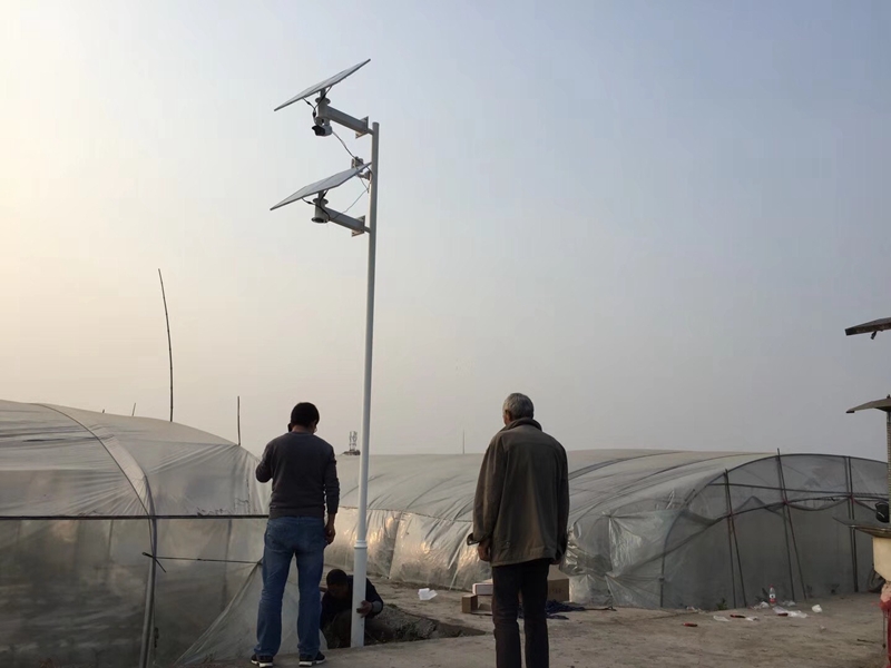 Okeyset solar energy monitoring integrated machine for vegetable base of Leshan Agricultural Bureau of Sichuan Province