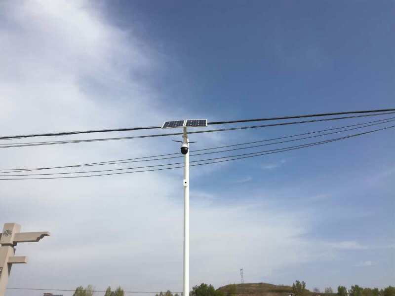 陕西延安气象局用OKEYSET太阳能监控一体机