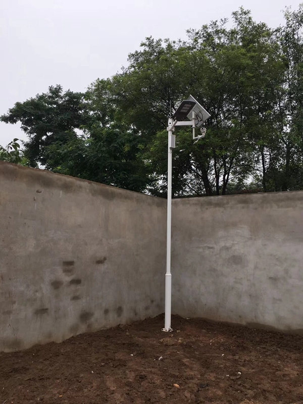 Okeyset solar energy 4G monitoring integrated machine for Fuping farmyard in Weinan, Shaanxi