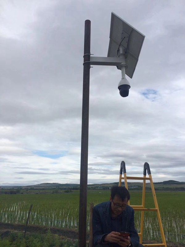 Heilongjiang intelligent agriculture okeyset solar energy 4G monitoring integrated machine