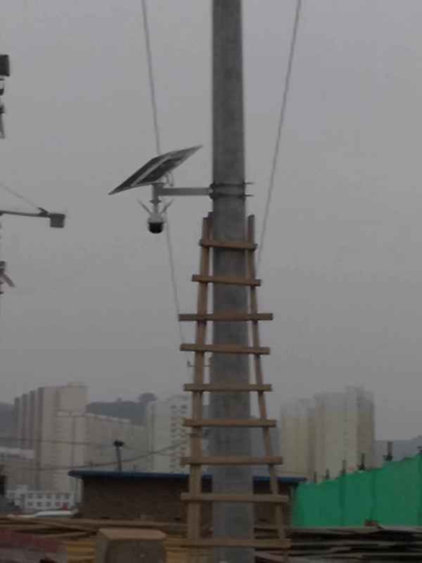 Okayset solar energy 4G integrated monitoring machine for security joint defense in Mianyang, Sichuan