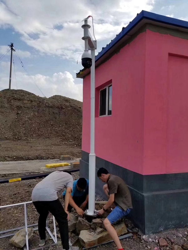 Okeyset solar 4G integrated monitoring machine for mines in Inner Mongolia