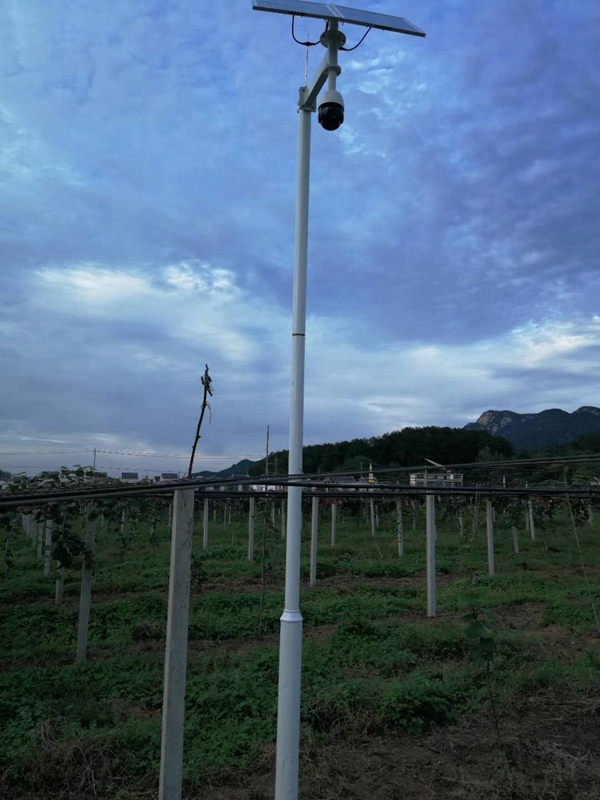 Jiangxi orchard uses okeyset solar energy 4G monitoring integrated machine