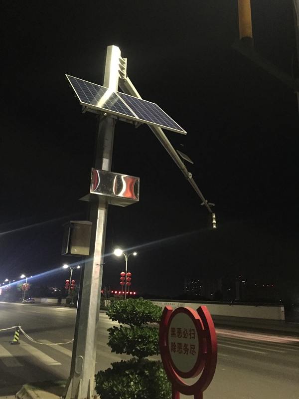 Okeyset solar 4G integrated monitoring machine for speed monitoring system of Wuwei Highway Bureau