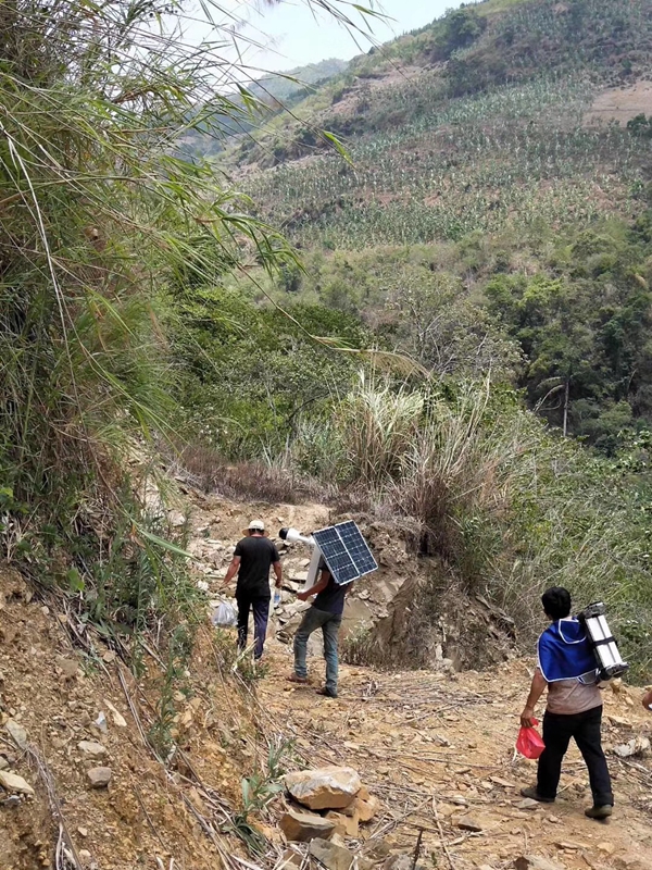 Okeyset solar energy monitoring camera for vegetables in Guizhou intelligent agriculture Plateau
