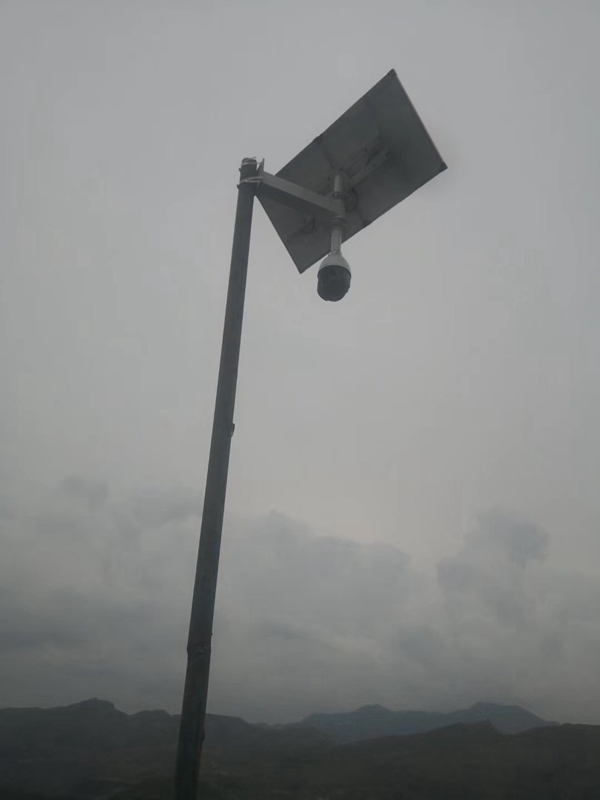 Okeyset solar energy monitoring camera for Hebei mine