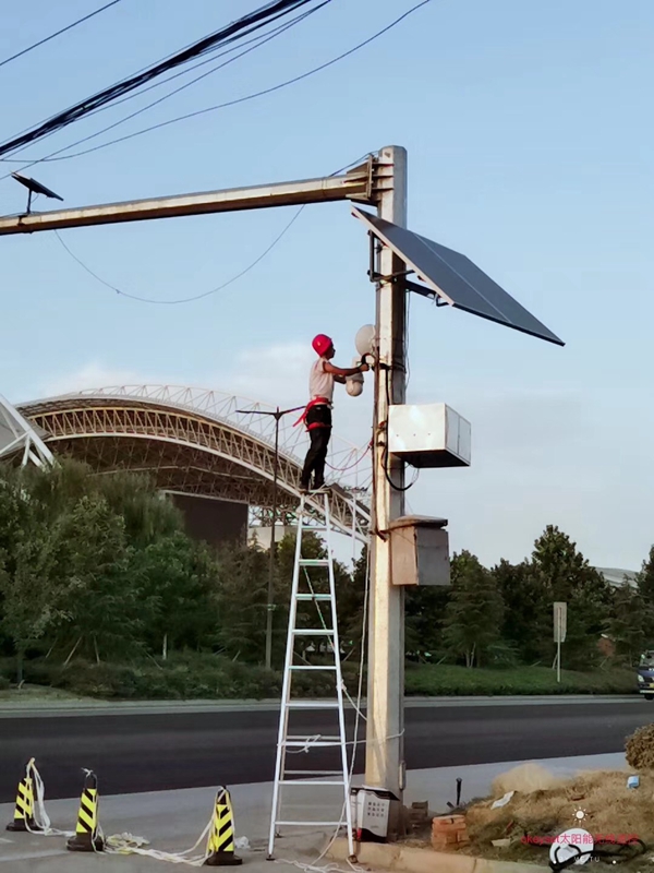 Okeyset solar energy monitoring camera used by Ningxia Highway Bureau