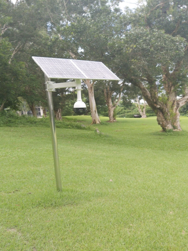 Okeyset solar energy monitoring camera for Shanghai Golf Course