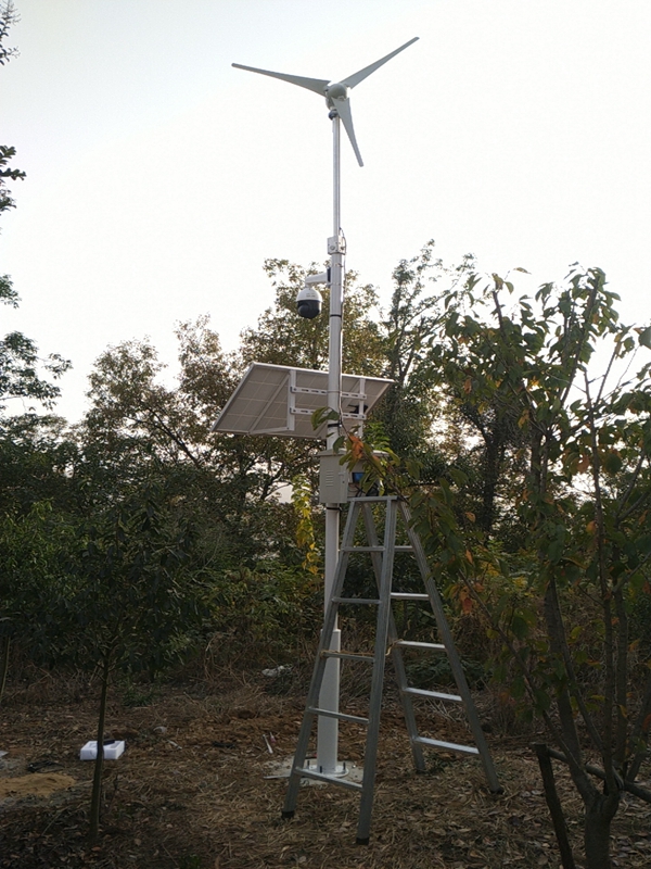 Okeyset solar energy monitoring camera for Nanjing National Forest Park