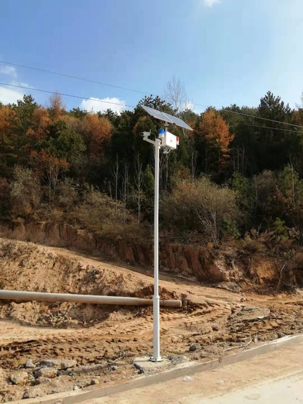 Okeyset solar energy monitoring camera for forest fire prevention in Shanxi Hejin Forestry Bureau