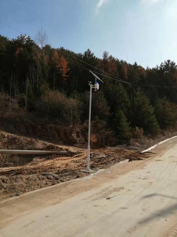 Okeyset solar energy monitoring camera for forest fire monitoring system of Shanxi Hejin Forestry Bureau
