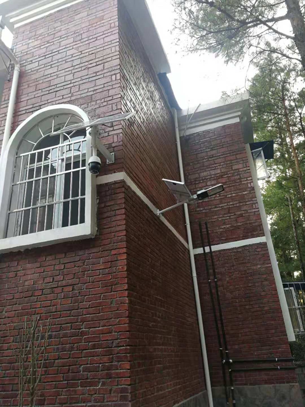 Okeyset solar energy monitoring camera for Chengdu Villa