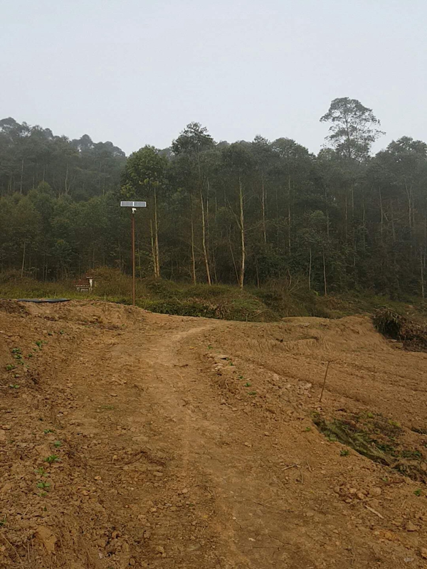 Okeyset solar energy monitoring camera for forest fire protection in Chengdu