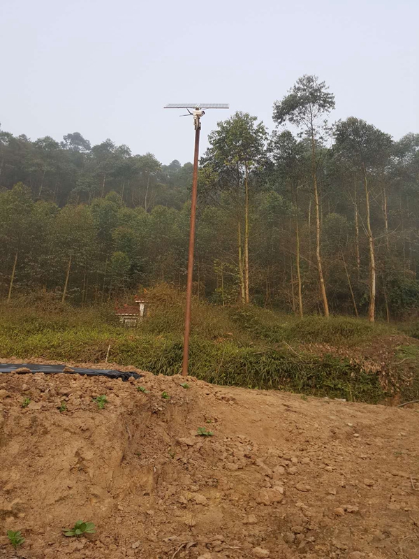 Okeyset solar energy monitoring camera for forest fire prevention of Chengdu Forestry Bureau