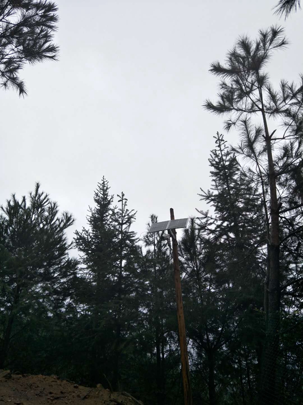 Okeyset solar energy monitoring camera for forest fire prevention in Guizhou forestry bureau