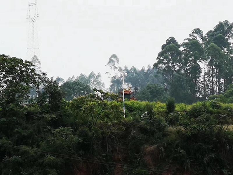 Okeyset solar energy monitoring camera for Guizhou National Forest Park