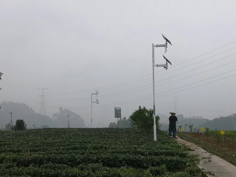 Okeyset solar energy monitoring camera for Chongqing Traditional Chinese medicine base