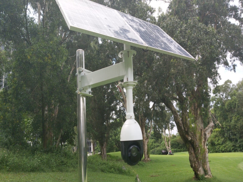 Okeyset solar camera for golf course in Hong Kong, China
