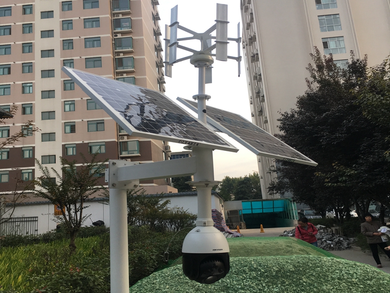 中冶集团项目部用okeyset太阳能监控4G摄像头