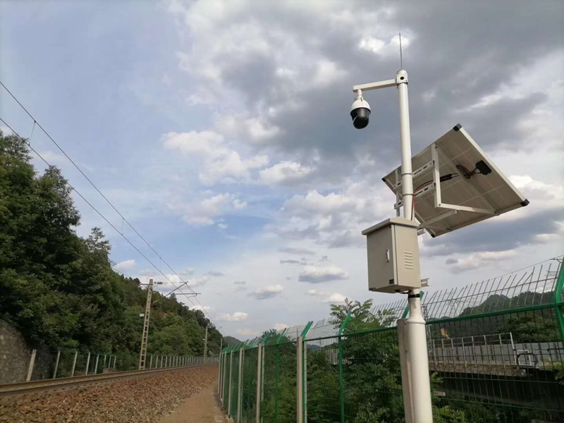 Solar energy monitoring of Jichuang technology for Shanghai Shaanxi high speed railway project