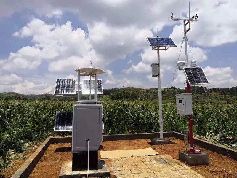 京东农场用集创科技太阳能无线环境监测系统气象站