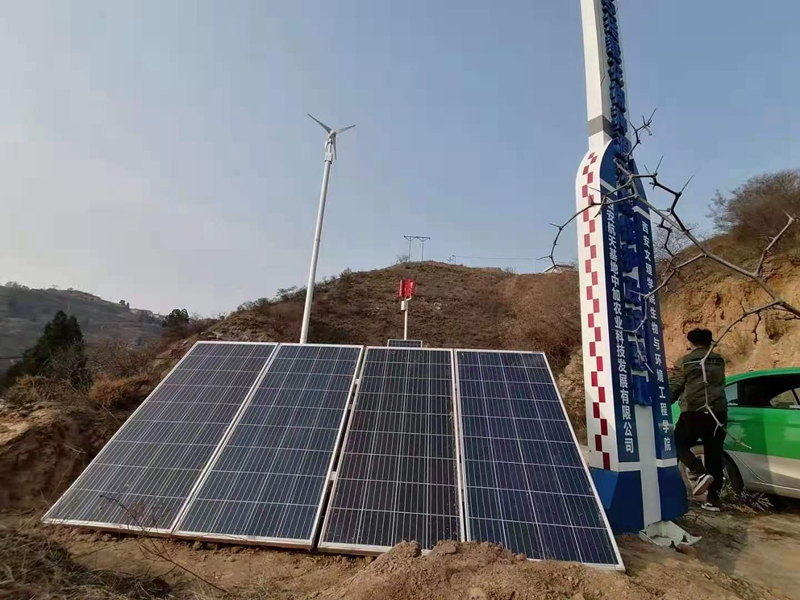 Solar wireless monitoring and power supply system of Jichuang technology for space Zanthoxylum bungeanum seedling base in Pucheng, Weinan, Shaanxi Province