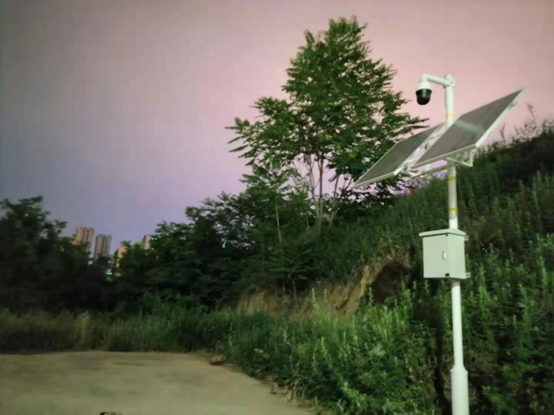 广州QQ农场用集创科技太阳能无线监控系统
