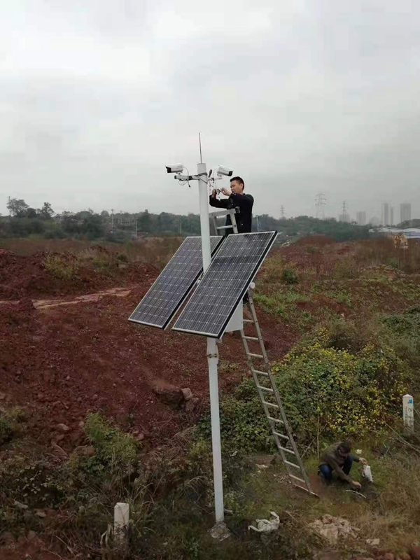 武汉农业局用集创科技太阳能监控系统