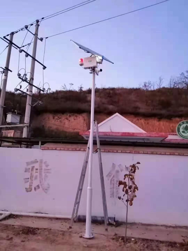 Solar energy intelligent voice broadcast system of Jichuang technology for forest fire prevention in Lanzhou Forestry Bureau